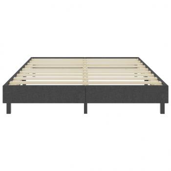 Boxspringbett Dunkelgrau Stoff 180x200 cm