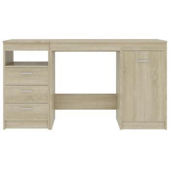 Schreibtisch Sonoma-Eiche 140x50x76 cm Holzwerkstoff