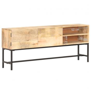 Sideboard 145x30x60 cm Mango Massivholz 