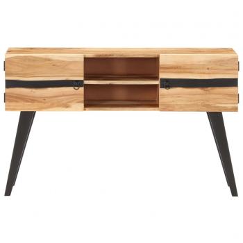 Sideboard 120x30x75 cm Akazie Massivholz