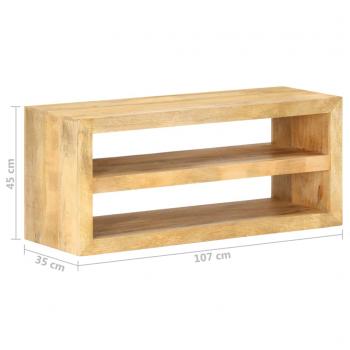 TV-Schrank 107x35x45 cm Mango Massivholz