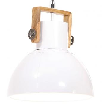 ARDEBO.de - Hängelampe Industriestil 25 W Weiß Rund 40 cm E27