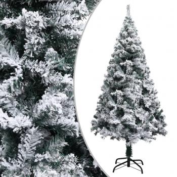 ARDEBO.de - Künstlicher Weihnachtsbaum mit Schnee Grün 150 cm PVC