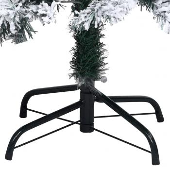 Künstlicher Weihnachtsbaum mit Schnee Grün 240 cm PVC