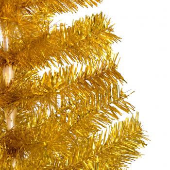 Künstlicher Weihnachtsbaum mit Ständer Gold 150 cm PET