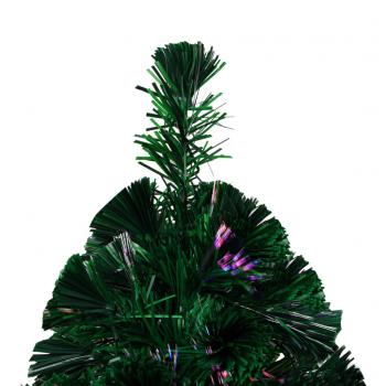 Künstlicher Weihnachtsbaum mit Ständer Grün 120 cm Glasfaser