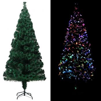 ARDEBO.de - Künstlicher Weihnachtsbaum mit Ständer Grün 180 cm Glasfaser