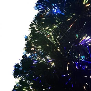 Künstlicher Weihnachtsbaum mit Ständer Grün 180 cm Glasfaser