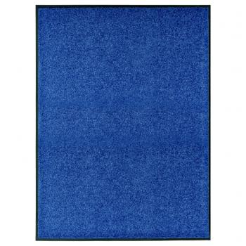 ARDEBO.de - Fußmatte Waschbar Blau 90x120 cm