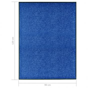 Fußmatte Waschbar Blau 90x120 cm