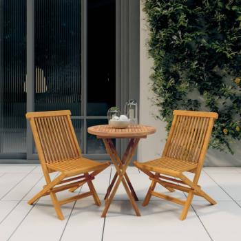 ARDEBO.de - 3-tlg. Garten-Essgruppe Massivholz Teak