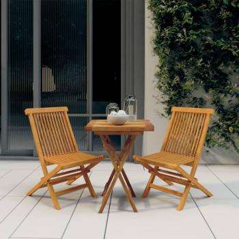 ARDEBO.de - 3-tlg. Garten-Essgruppe Massivholz Teak