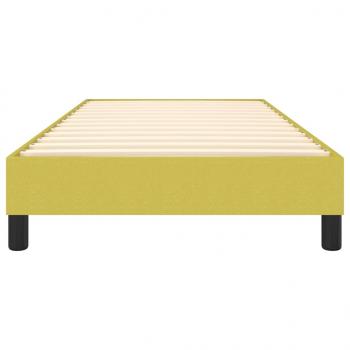 Boxspringbett Grün 80x200 cm Stoff