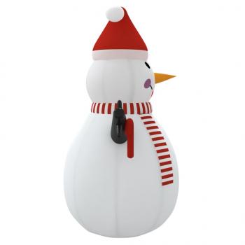 Aufblasbarer Schneemann mit LEDs 360 cm