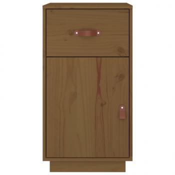 Schreibtisch-Schrank Honigbraun 40x50x75 cm Massivholz Kiefer