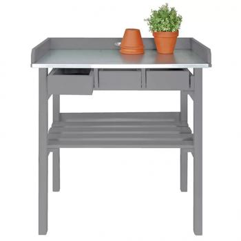 ARDEBO.de - Esschert Design Garten-Arbeitstisch Grau CF29G