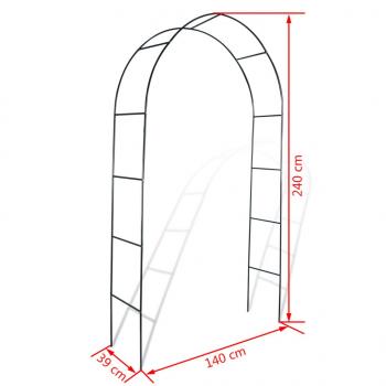 2x Garten Rosenbogen Torbogen Rankgitter Rosensäule