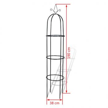 Garten-Ranktürme 2 Stk.