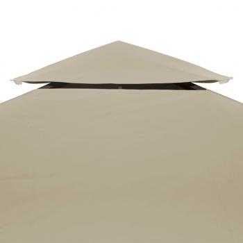 Pavillon-Dachplane Ersatzdach 310 g/m² Beige 3×4 m