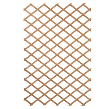 ARDEBO.de - Nature Garten-Rankgitter 100x200 cm Holz Natur 6041703 