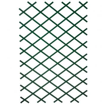 ARDEBO.de - Nature Garten-Rankgitter 100x200 cm PVC Grün 6040704