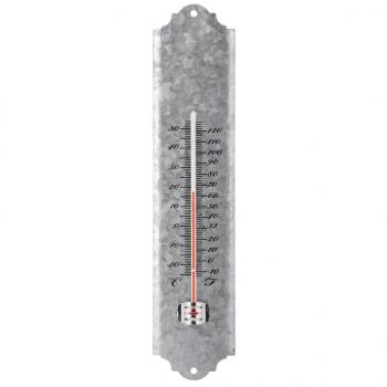 ARDEBO.de - Esschert Design Wandthermometer Recyclingblech 30 cm OZ10 