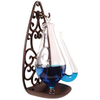 Esschert Design Glasbarometer mit Gusseisenhalterung 0,5 L TH31