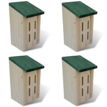 ARDEBO.de - Schmetterlingshaus 14 x 15 x 22 cm 4er-Set