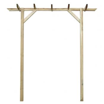 Gartenpergola 205x40x203 cm Holz