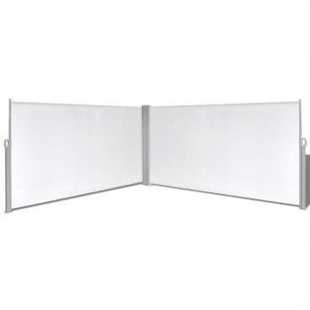 ARDEBO.de - Ausziehbare Seitenmarkise 160x600 cm Creme