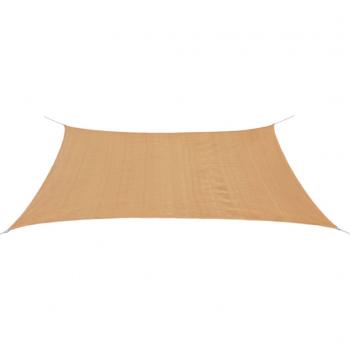 ARDEBO.de - Sonnensegel HDPE Rechteckig 2x4 m Beige