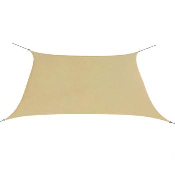 Sonnensegel Oxford-Gewebe Quadratisch 3,6x3,6 m Beige 