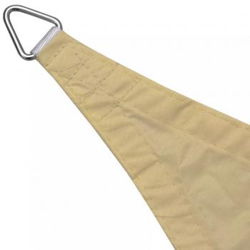 Sonnensegel Oxford-Gewebe Rechteckig 4x6 m Beige 