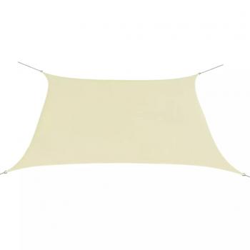 ARDEBO.de - Sonnensegel Oxford-Gewebe Quadratisch 3,6x3,6 m Creme 