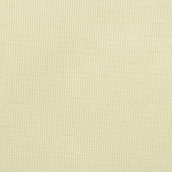 Sonnensegel Oxford-Gewebe Rechteckig 4x6 m Creme 