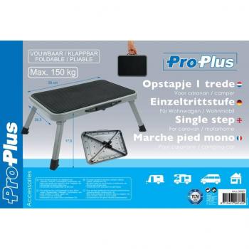 ProPlus Klappbarer Tritthocker Einstufig 150 kg Metall