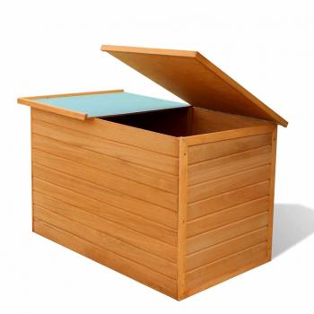 Garten-Aufbewahrungsbox 126x72x72 cm Holz