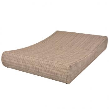 Outdoor-Sonneninsel Poly Rattan Beige