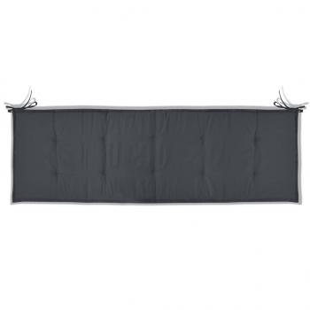 Gartenbank-Auflage Anthrazit 150x50x3 cm Oxford-Gewebe