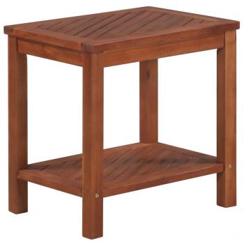 ARDEBO.de - Beistelltisch Akazienholz Massiv 45 x 33 x 45 cm