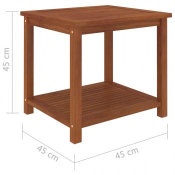 Beistelltisch Massivholz Akazie 45x45x45 cm