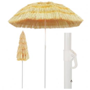 ARDEBO.de - Strandschirm Natur 180 cm Hawaii Style