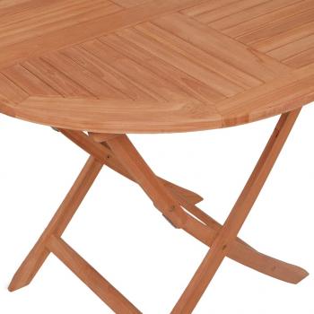 Gartentisch Klappbar 85x76 cm Massivholz Teak