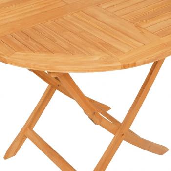 Gartentisch Klappbar 85x76 cm Massivholz Teak