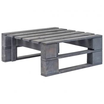 ARDEBO.de - Outdoor-Ottomane Paletten Holz Grau