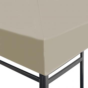 Pavillondach 310 g/m² 3×3 m Beige