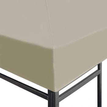 Pavillondach 310 g/m² 4×3 m Beige 