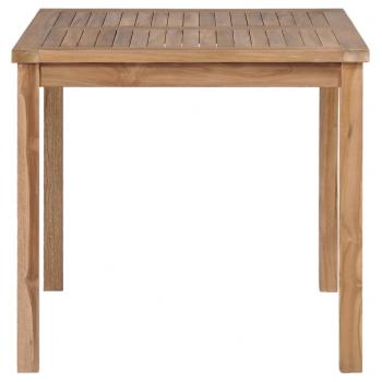 Gartentisch 80x80x77 cm Massivholz Teak