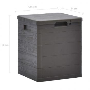 Garten-Aufbewahrungsbox 90 L Braun