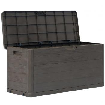 Garten-Aufbewahrungsbox 280 L Braun